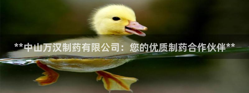 j9九游会老哥俱乐部交流区：**中山万汉制药有限公司：您的优质制药合作伙伴**