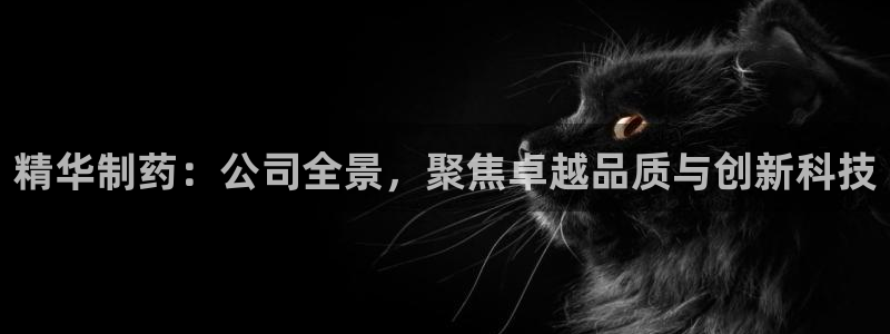 九游老哥俱乐部官网登录入口：精华制药：公司全景，聚焦卓越品质与创新科技